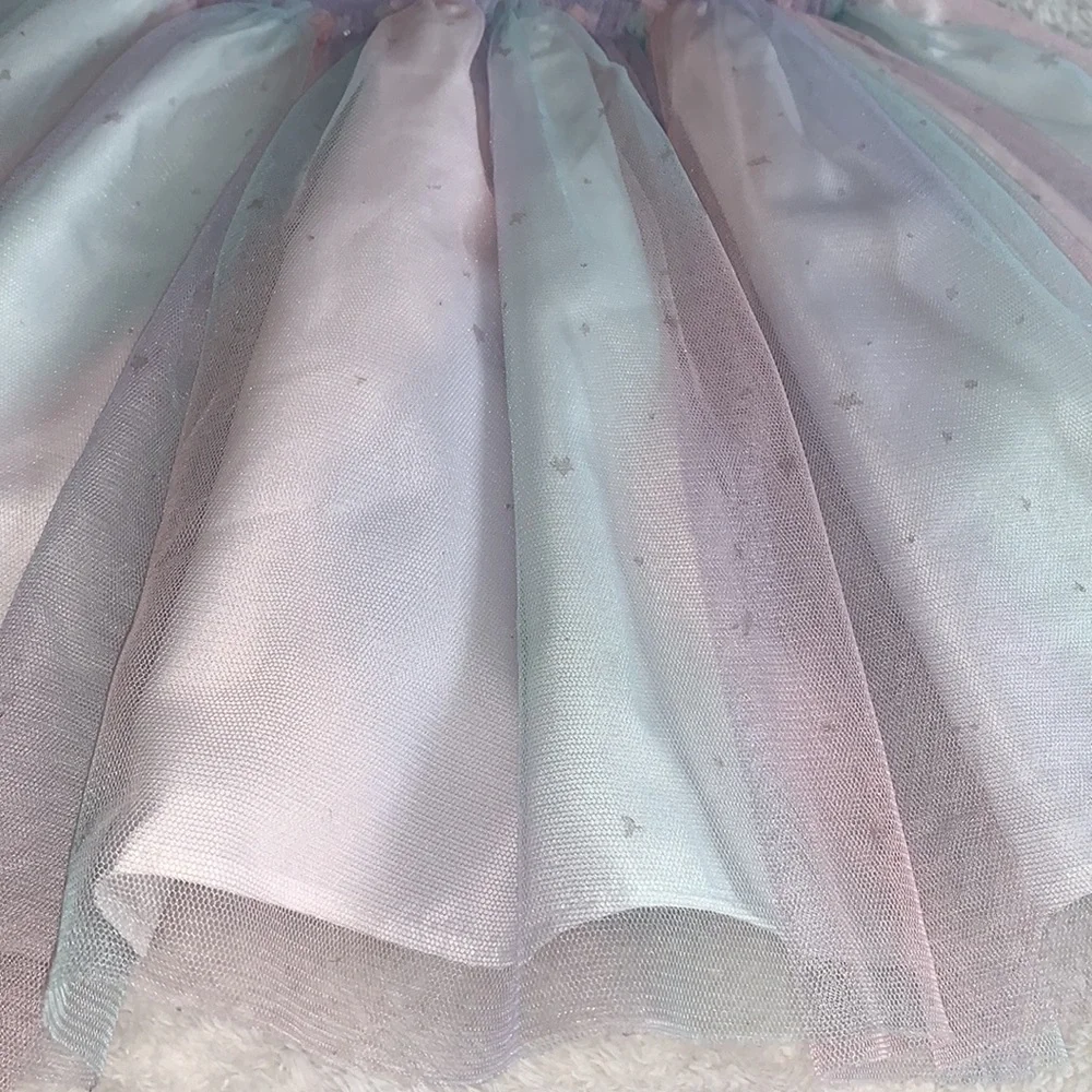 Pippa & Julie Lavender Dress 2T Tulle Bottom EUC - Picture 8 of 12